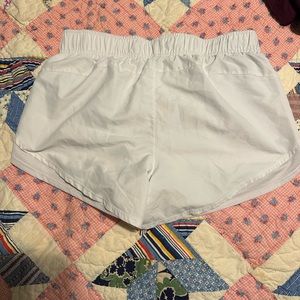 White Athletic Works Shorts w/ Pockets